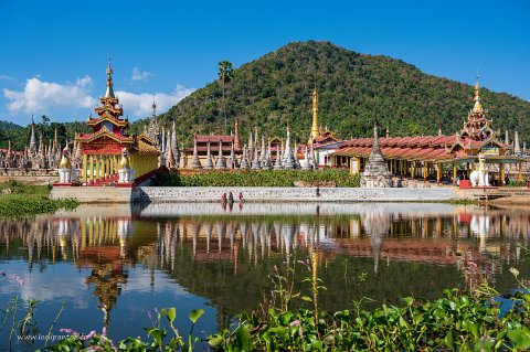20191124__00124-62 Lac Sagar, monastère et stupas de Tharkhaung sur la rive ouest